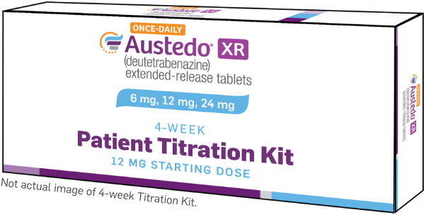 AUSTEDO XR 4-week Titration Kit.